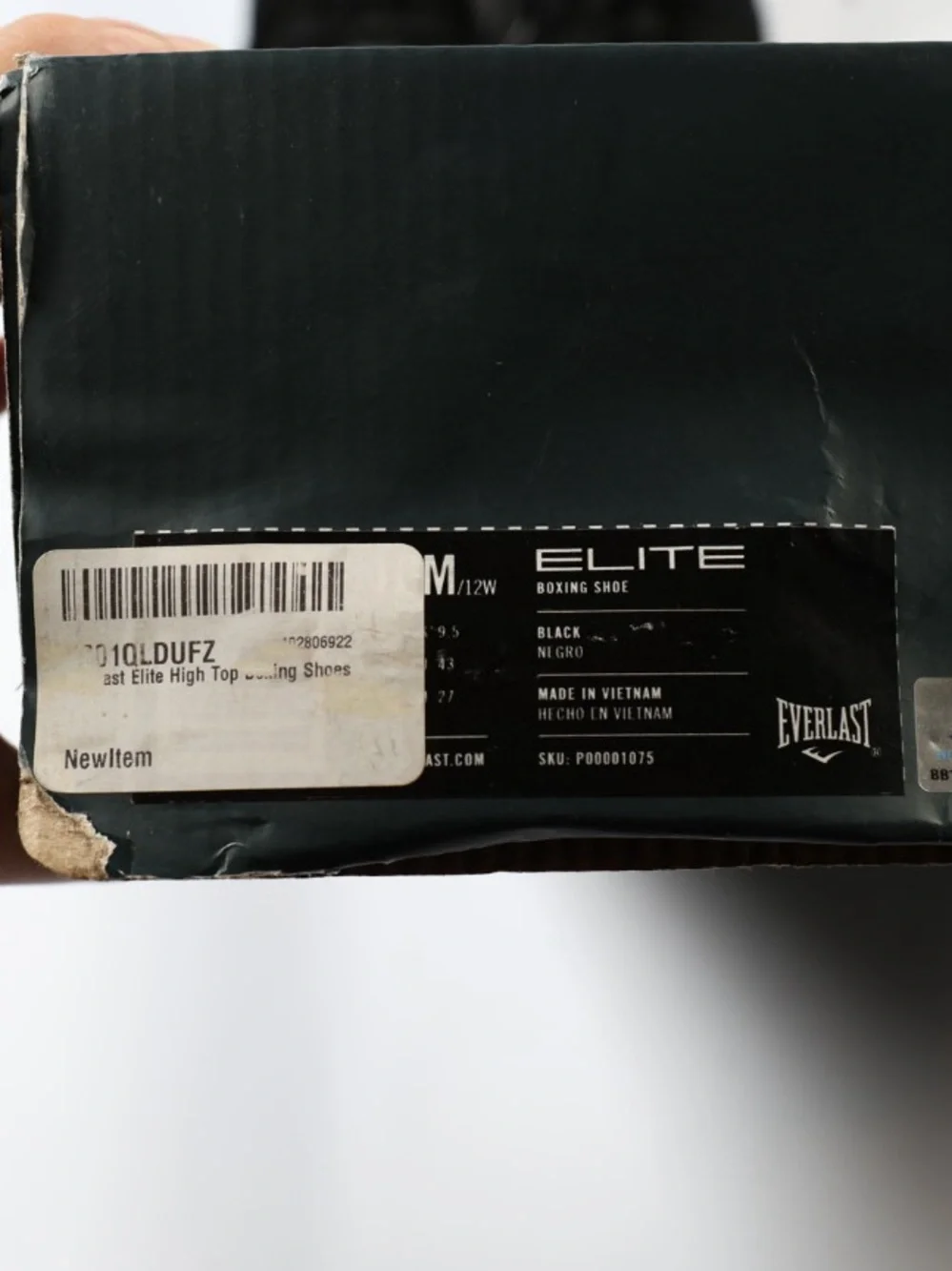 Everlast Elite High Top Boxing Shoes Men’s 10